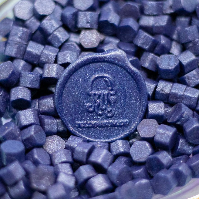Storm Blue Glitter Sealing Wax