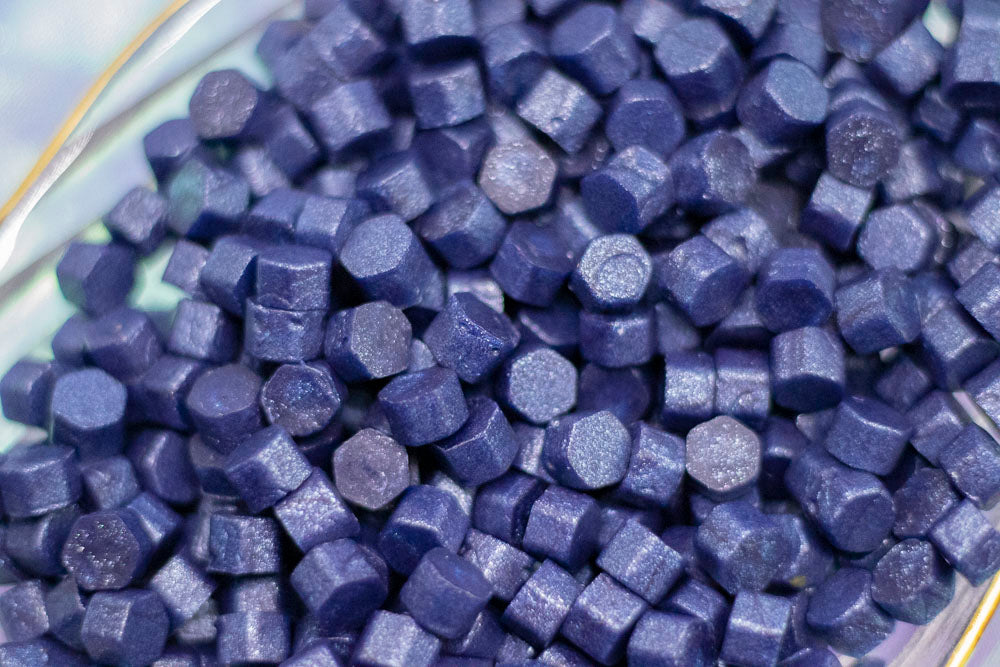 Storm Blue Glitter Sealing Wax