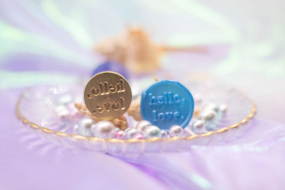 Hello Love Wax Seal Stamp (Head Only)