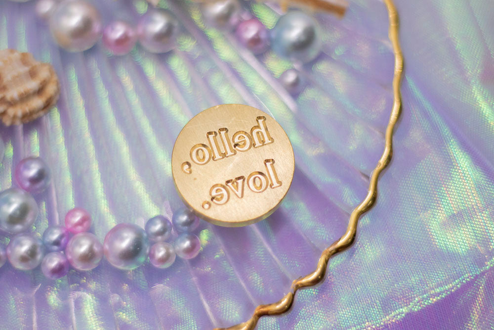 Hello Love Wax Seal Stamp (Head Only)