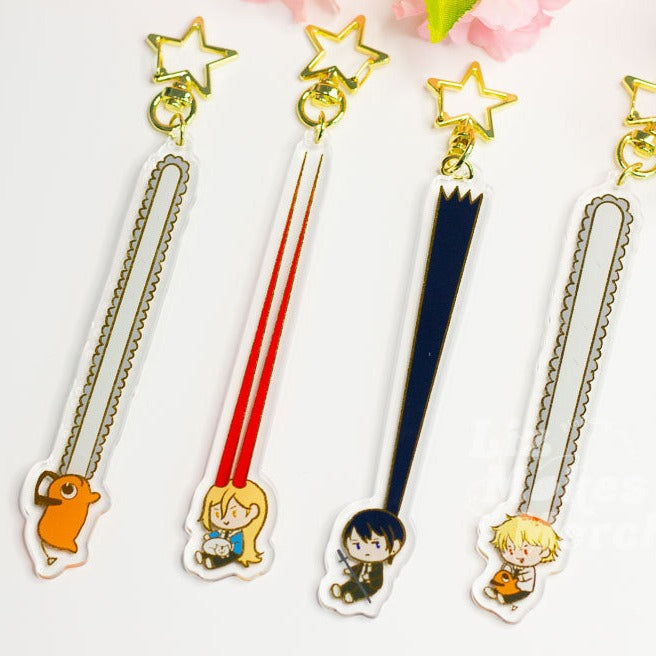 Long Bois: Chainsawman Acrylic Keychain