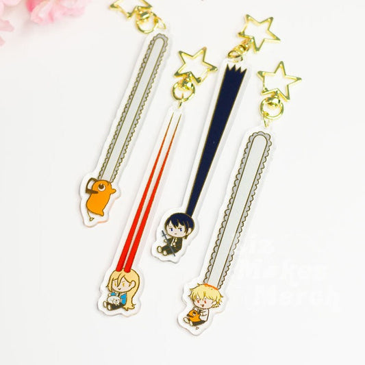 Long Bois: Chainsawman Acrylic Keychain