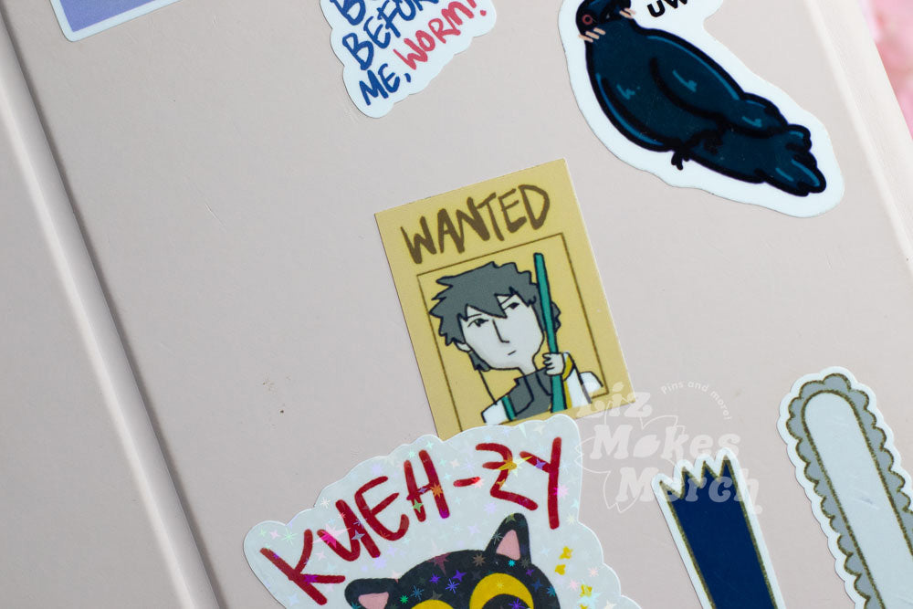 Honkai Star Rail WANTED Vinyl Sticker Sheet