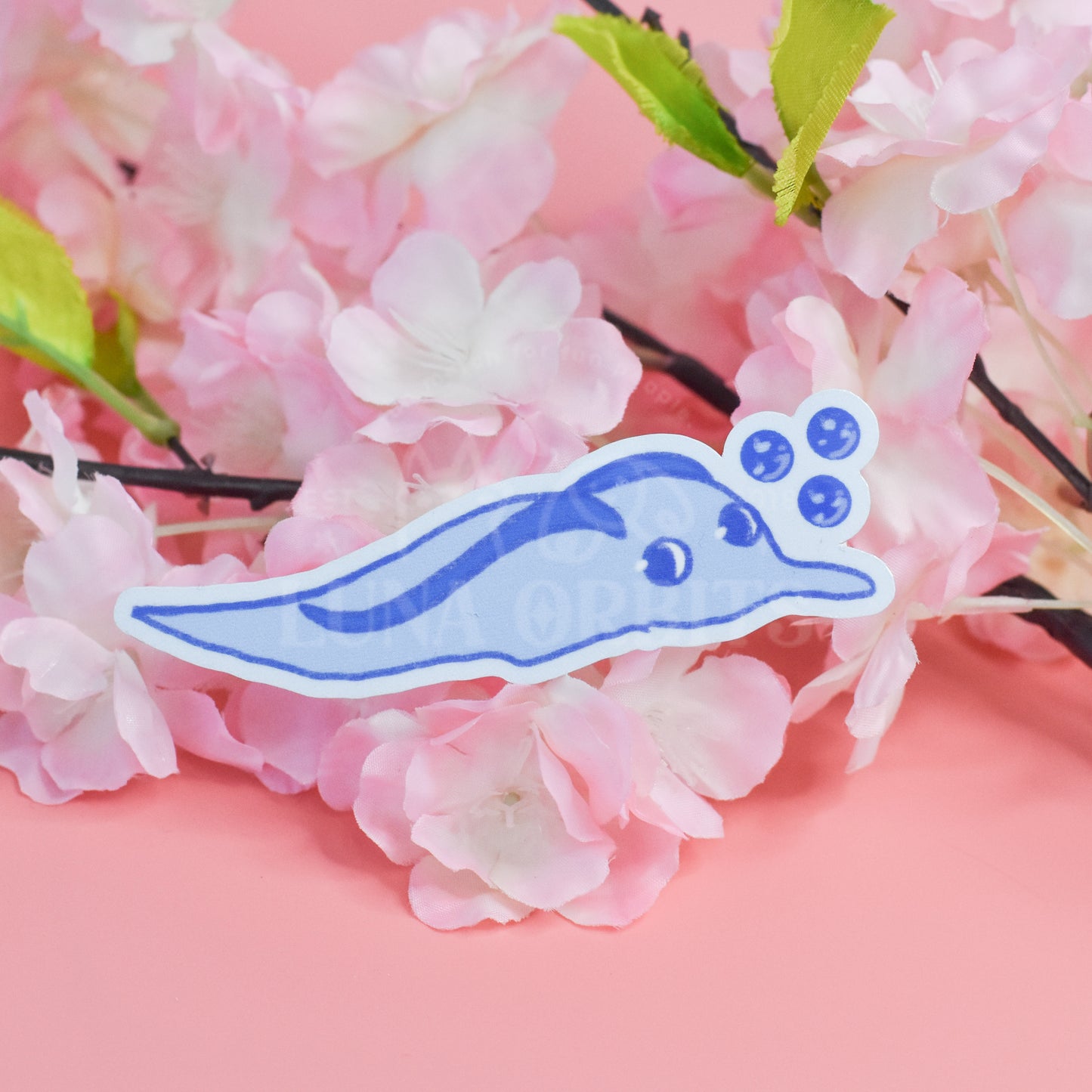 Neuvillette Dragon Worm on String Vinyl Diecut Sticker