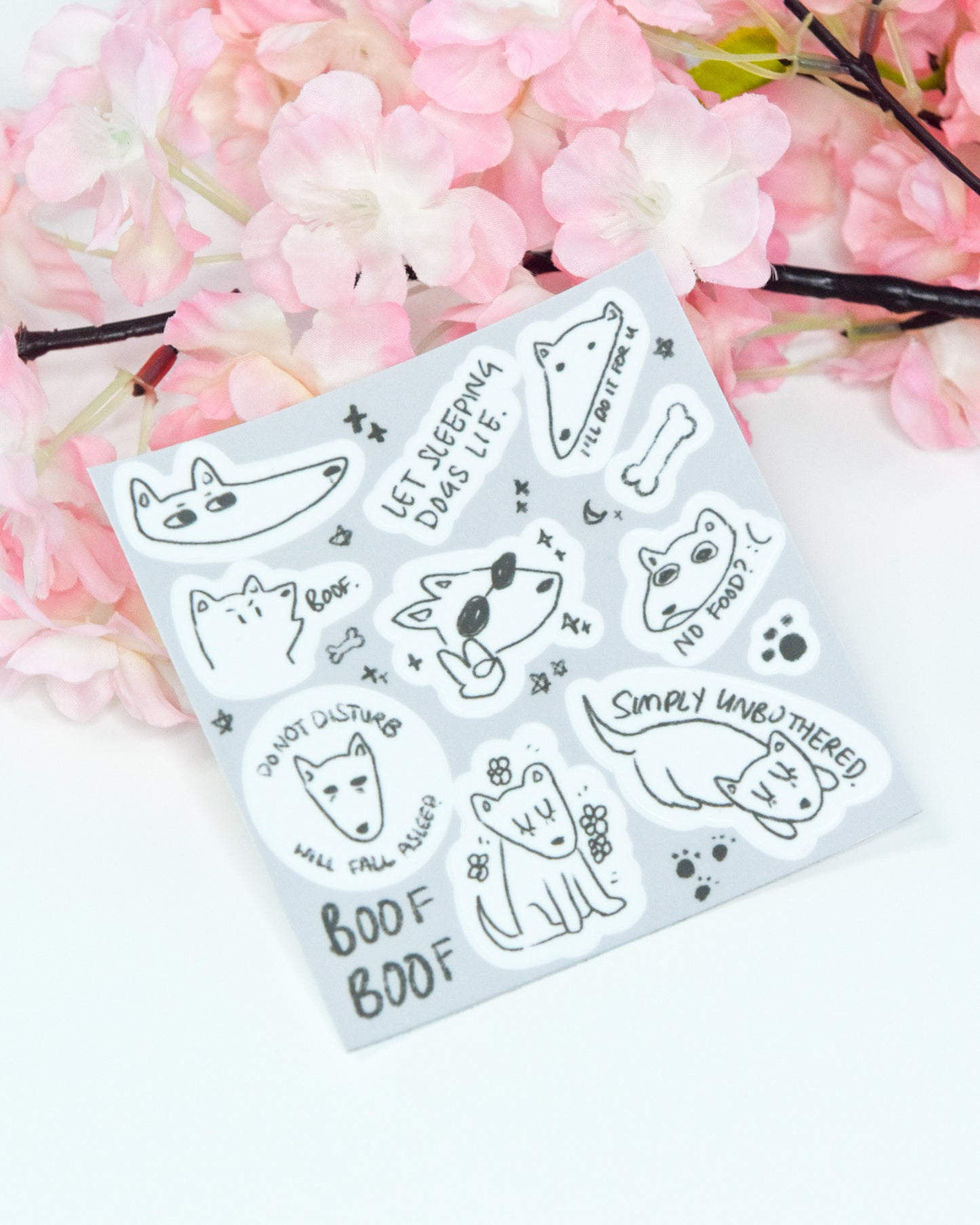 Boof Boof Vinyl Sticker Sheet