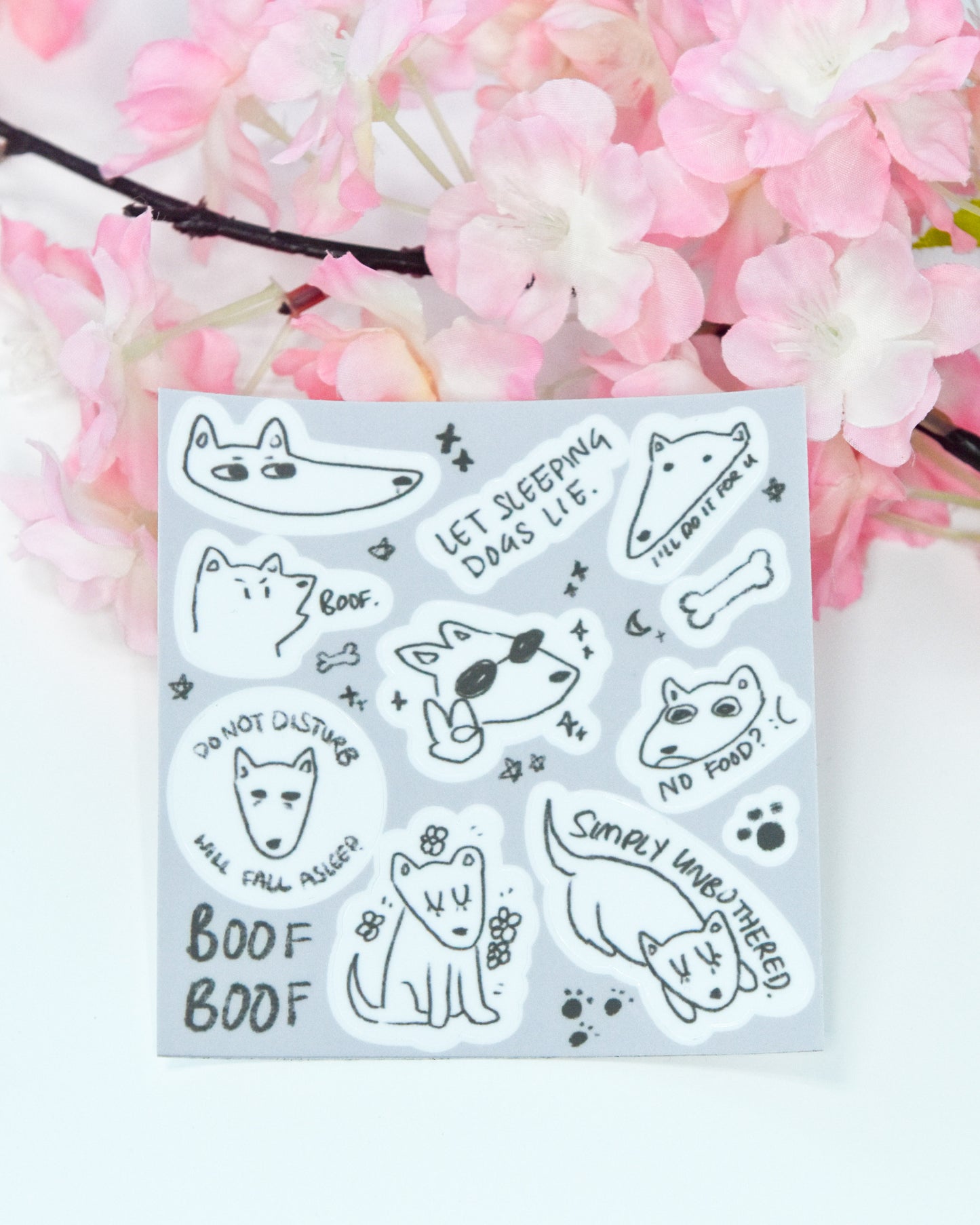 Boof Boof Vinyl Sticker Sheet