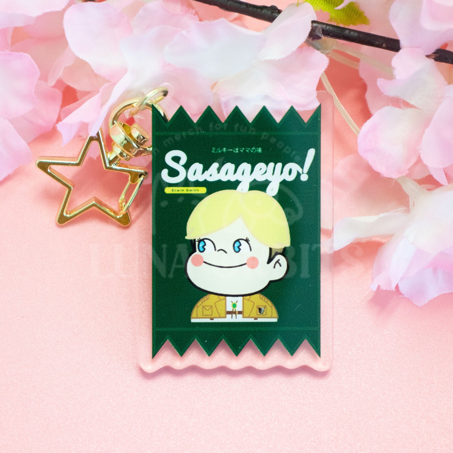 Erwin Smith Milky Packet Acrylic Keychain