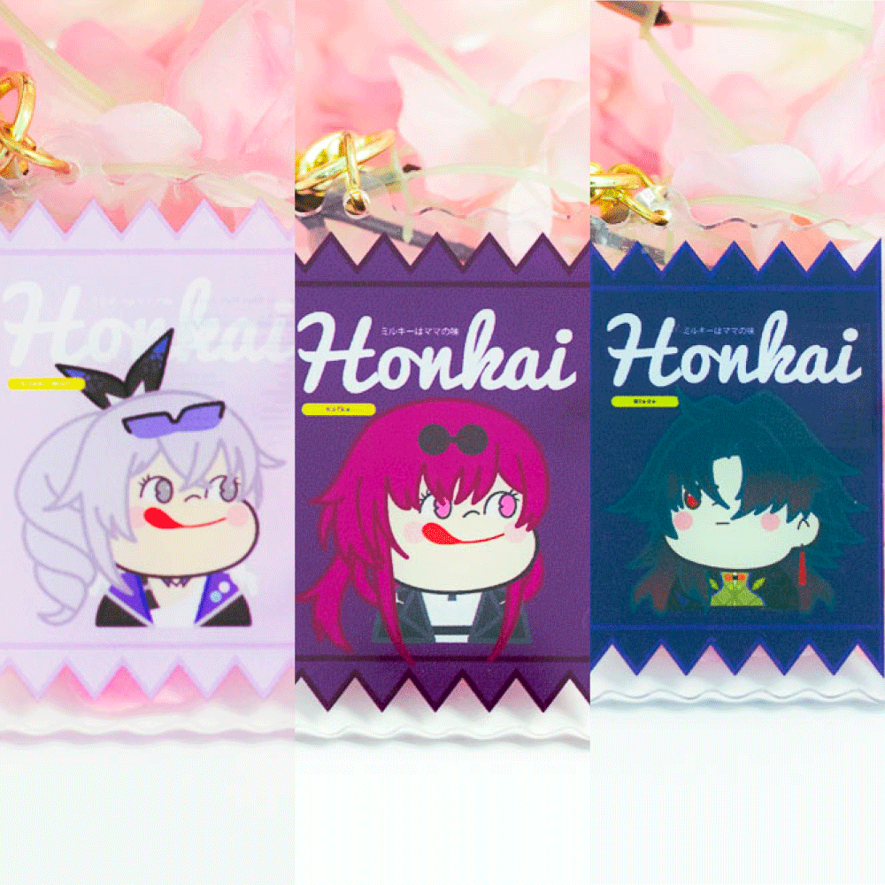 ALL Honkai Star Rail Milky Packet Acrylic Keychain