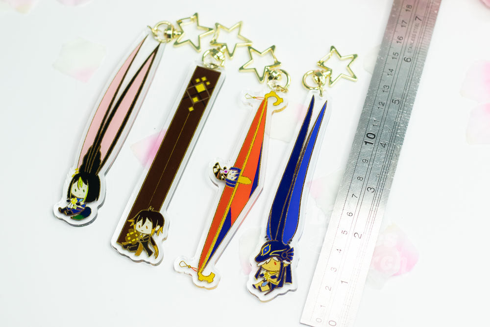 Long Bois Genshin Acrylic Keychain