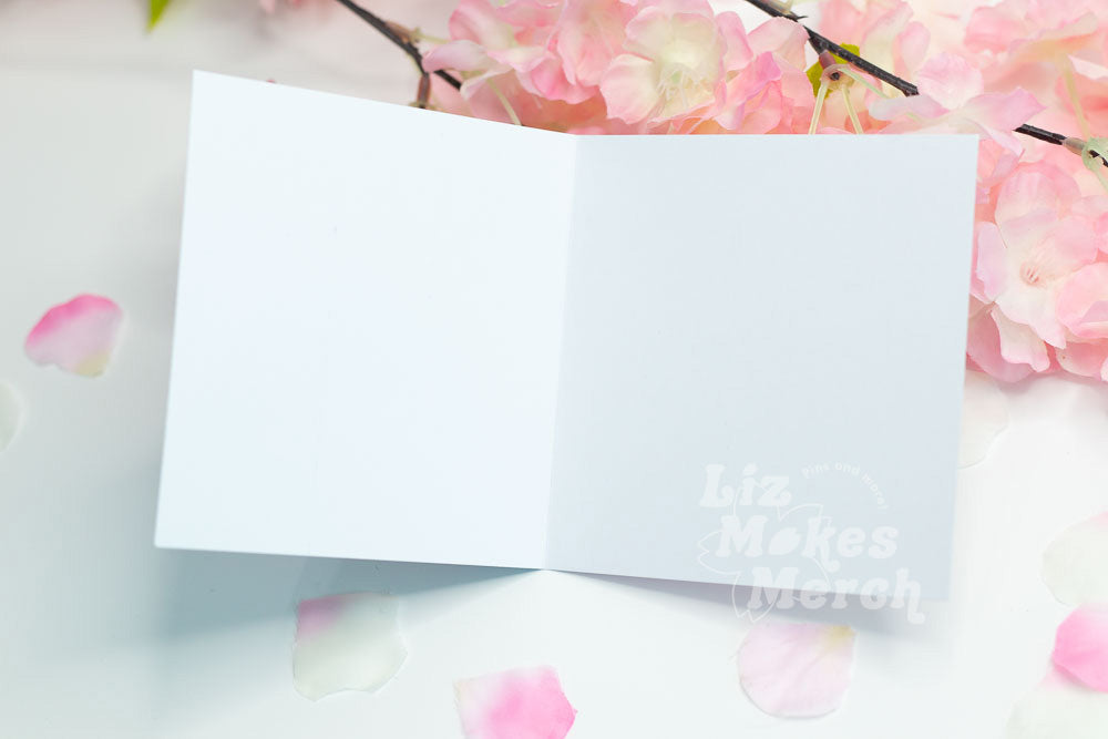 Scaramouche Bleh. Small Greeting Card