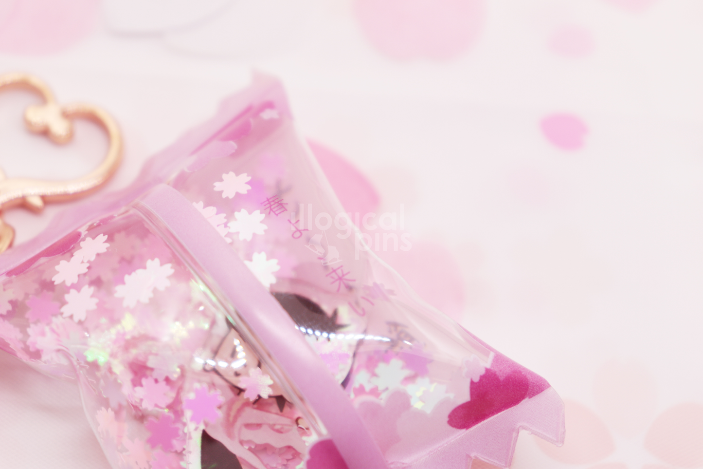Sakura Candy Bag Charm Keychain