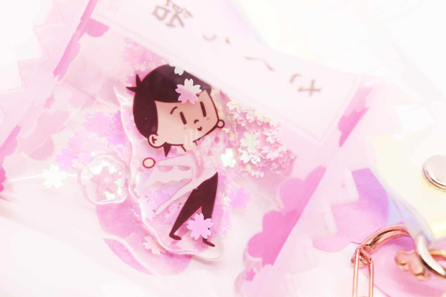 Sakura Candy Bag Charm Keychain