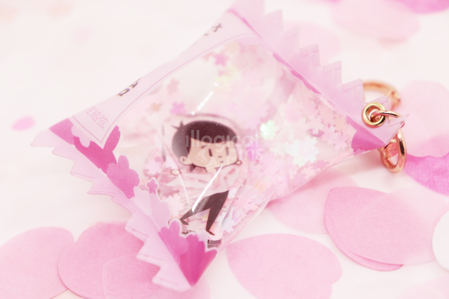 Sakura Candy Bag Charm Keychain