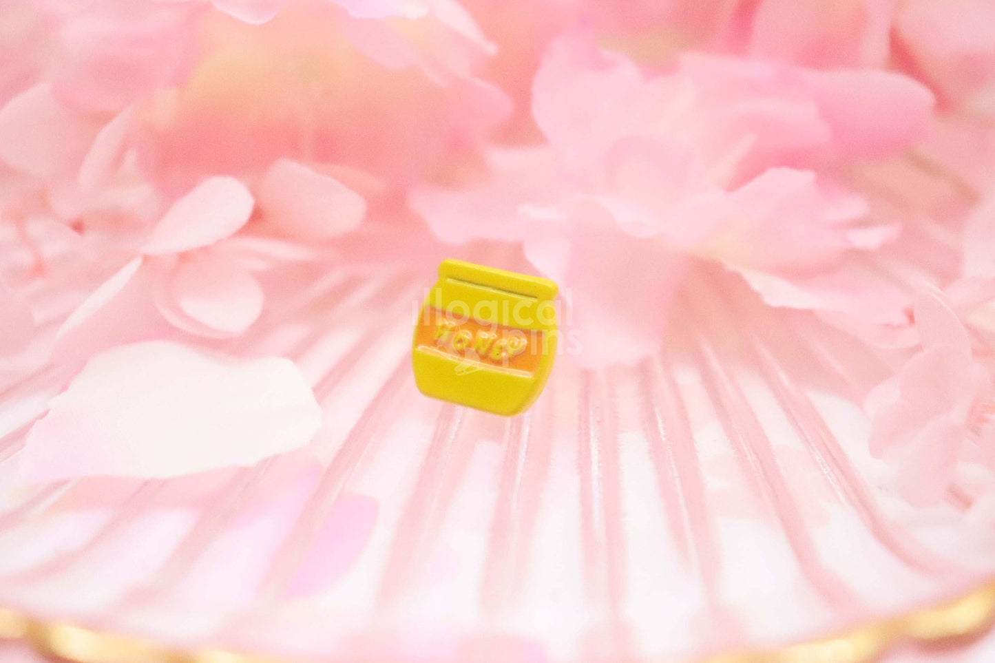 Yellow Honeypot Earrings