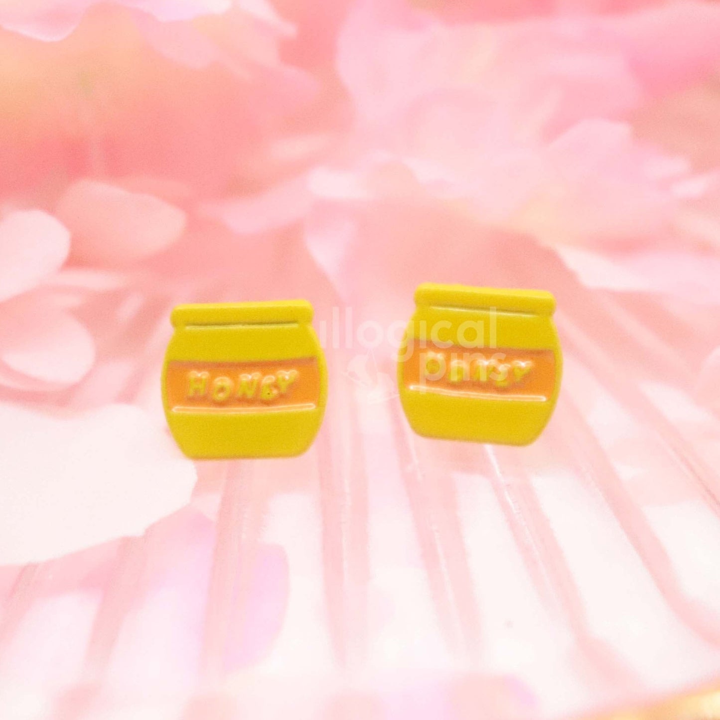 Yellow Honeypot Earrings