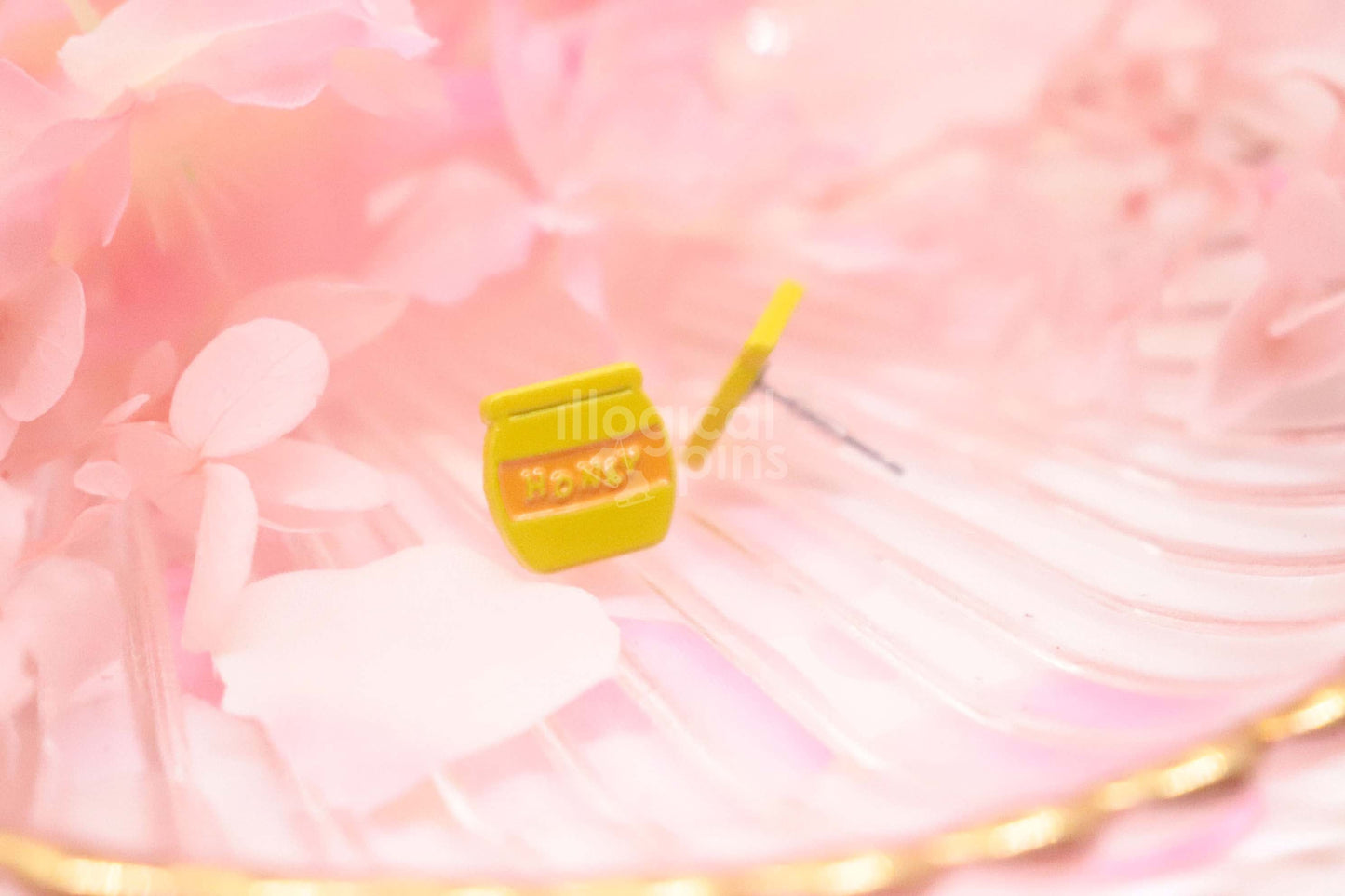 Yellow Honeypot Earrings