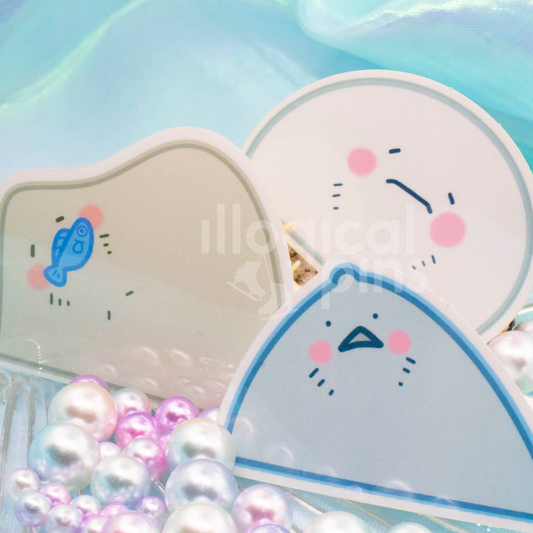 Glass Stingray Stickers