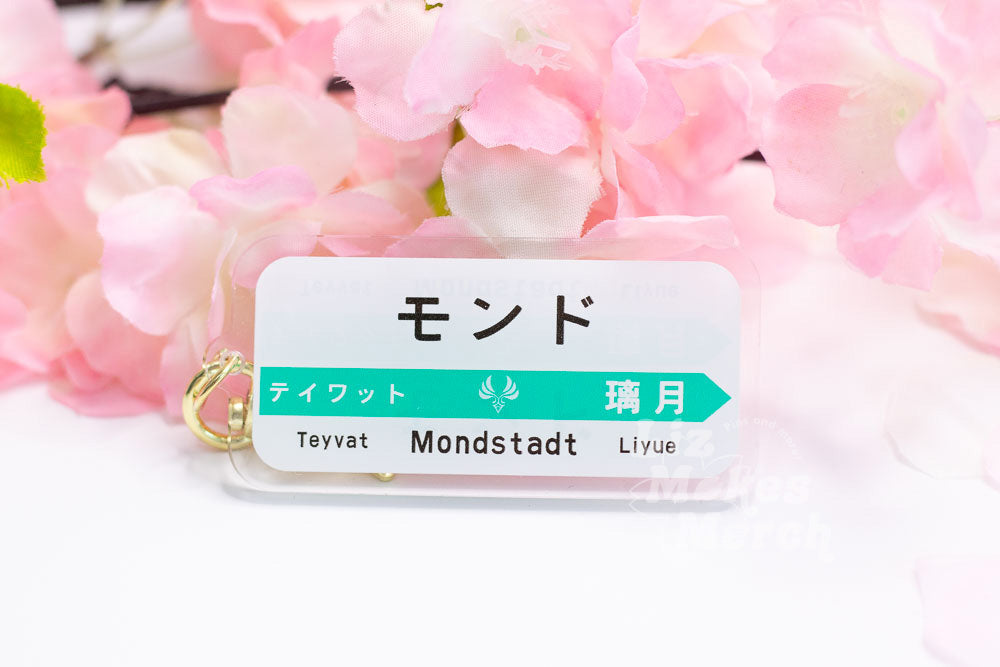 Genshin Railway Acrylic Keychain