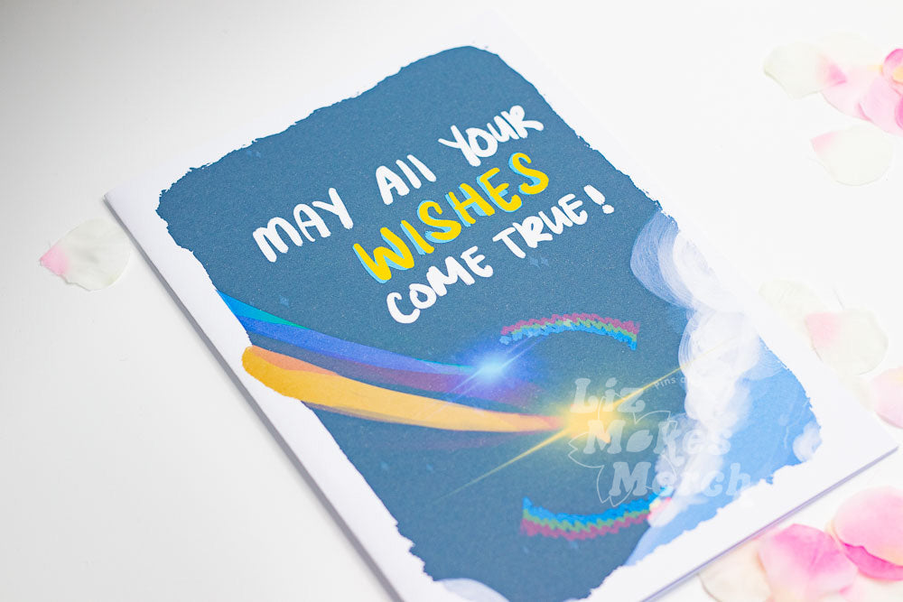May All Your Wishes Come True Birthday Greeting Card
