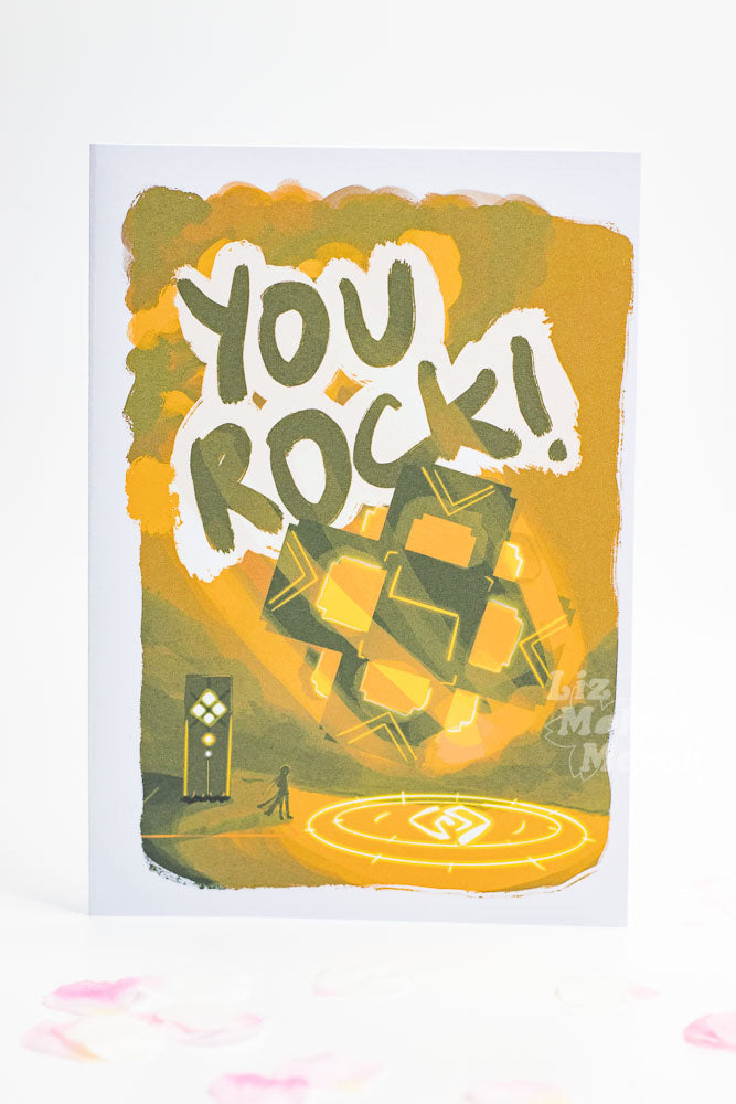 You Rock! Greeting Card