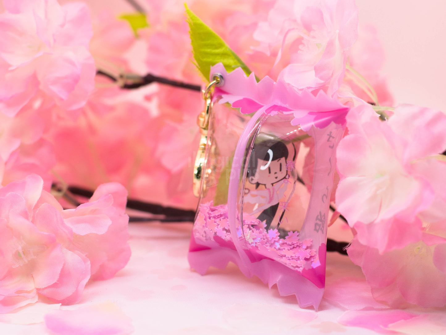 Sakura Candy Bag Charm Keychain
