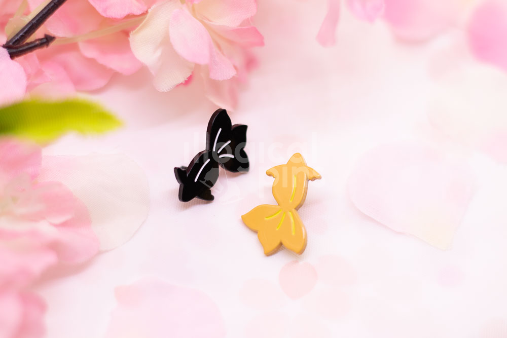 Goldfish Pond Enamel Pins