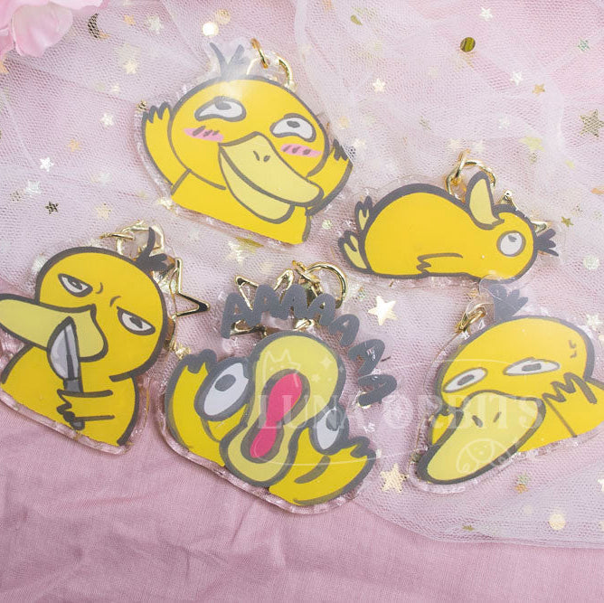 Fishing for Psyduck Blind Bag Keychain