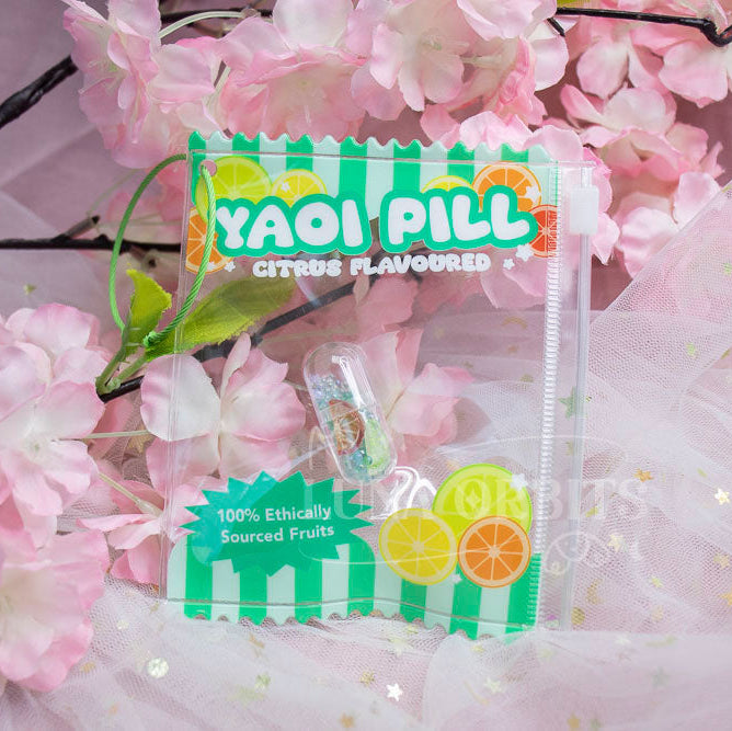 Yaoi Pill PVC Trinket Pouch