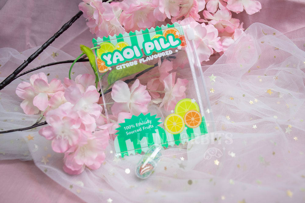 Yaoi Pill PVC Trinket Pouch