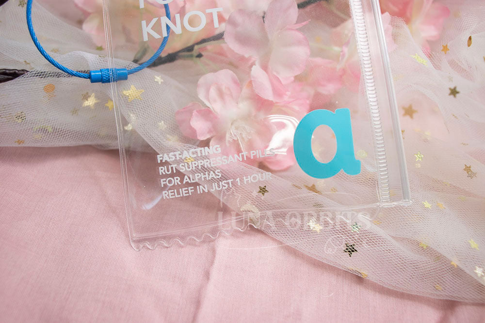 Alpha Pill Omegaverse PVC Trinket Pouch