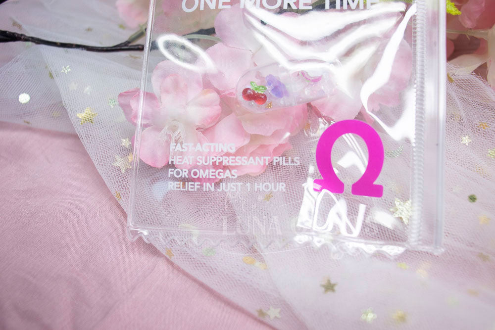 Omega Pill Omegaverse PVC Trinket Pouch