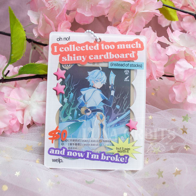 Shiny Cardboard Acrylic Photocard Holder