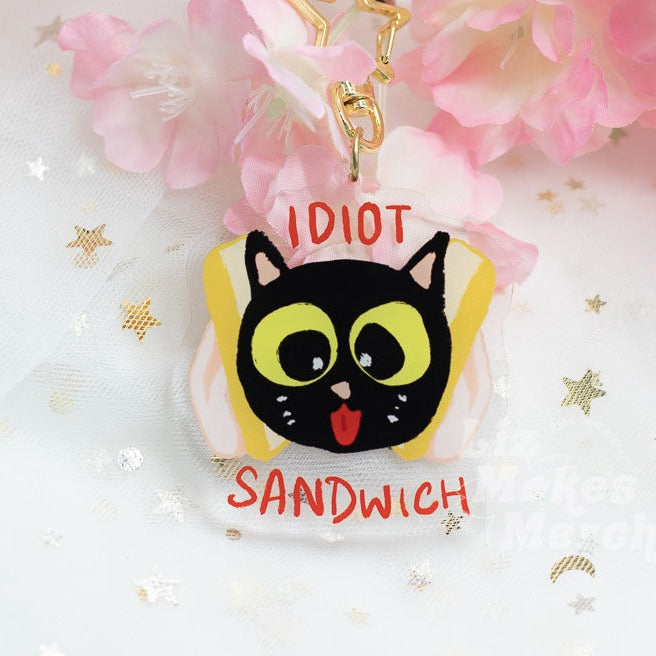 Idiot Sandwich Ket Acrylic Keychain