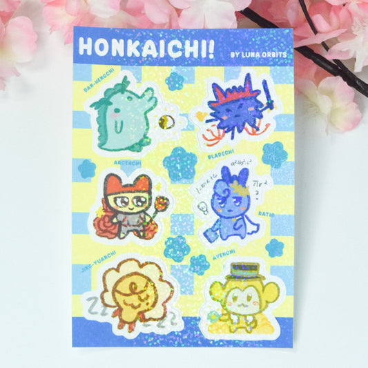 HSR Tamagotchi A6 Sticker Sheet