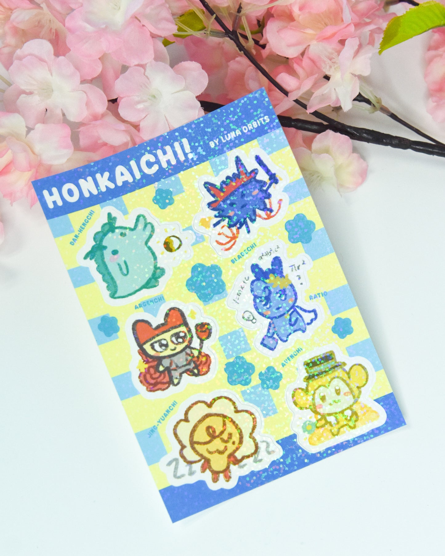 HSR Tamagotchi A6 Sticker Sheet