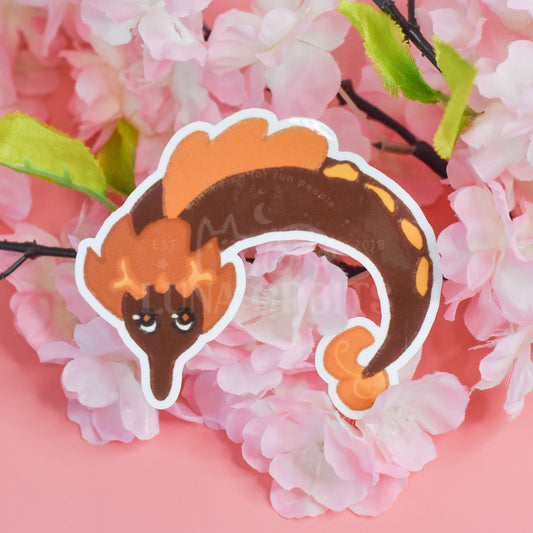 Zhongli Dragon Worm on String Vinyl Diecut Sticker