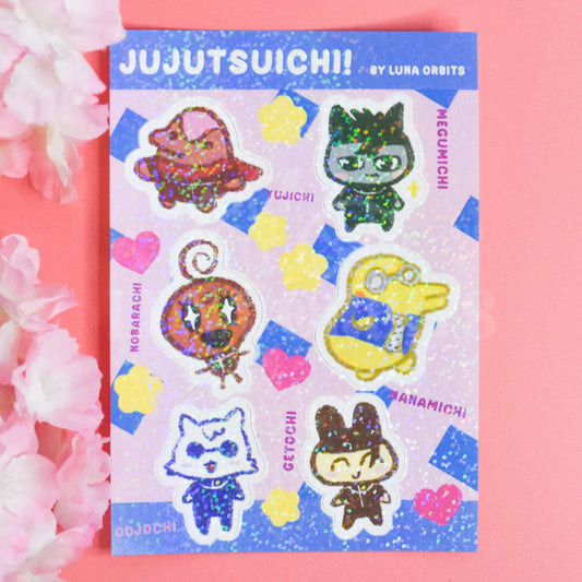 Jujutsu Kaisen Tamagotchi A6 Sticker Sheet