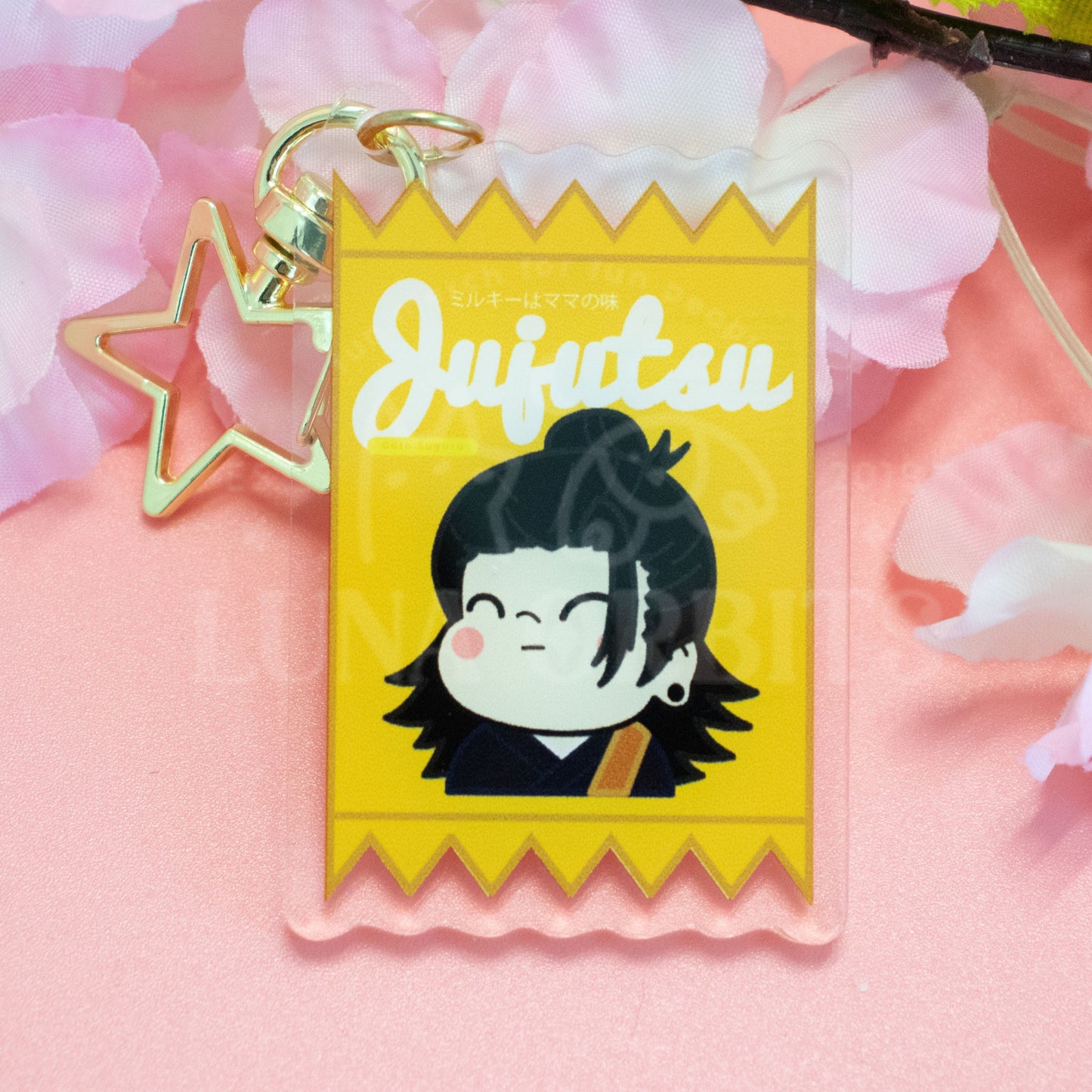 Geto Suguru Milky Packet Acrylic Keychain