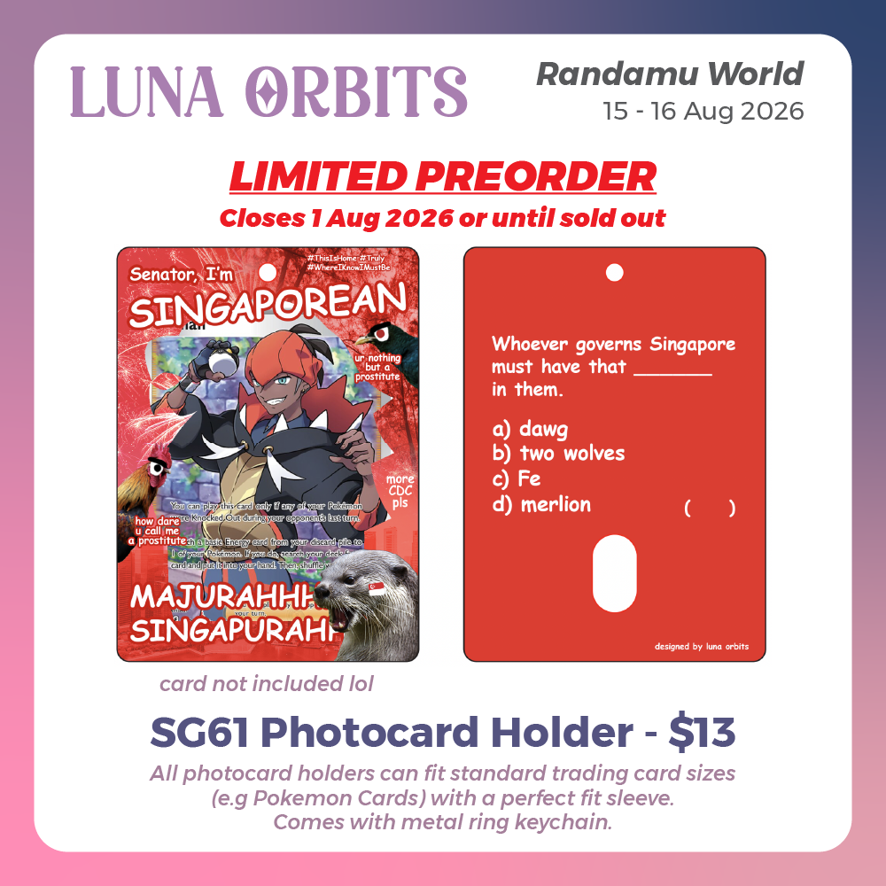 [PREORDER] SG61 Acrylic Photocard Holder