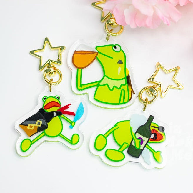 Kermit Genshin Acrylic Keychain