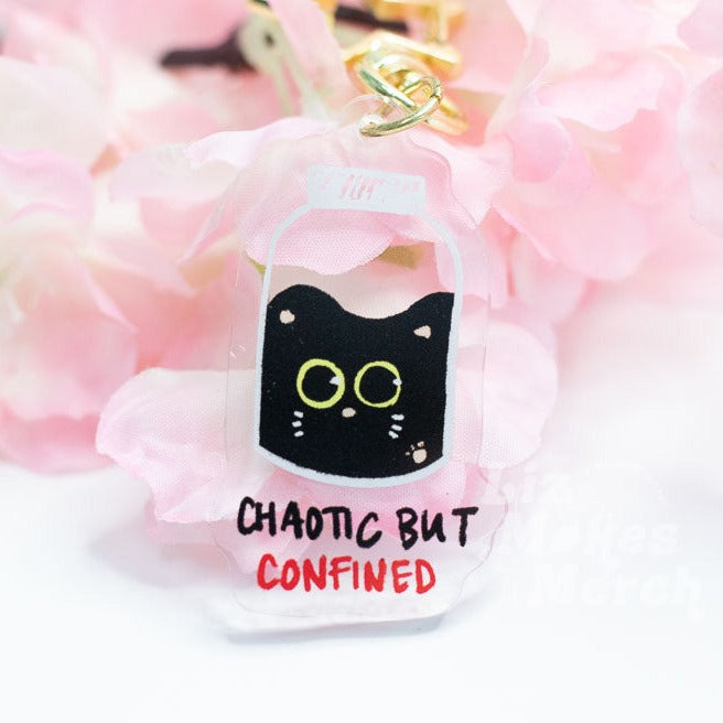 Chaotic but Confined Ket Acrylic Keychain