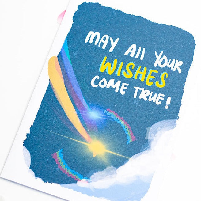 May All Your Wishes Come True Birthday Greeting Card