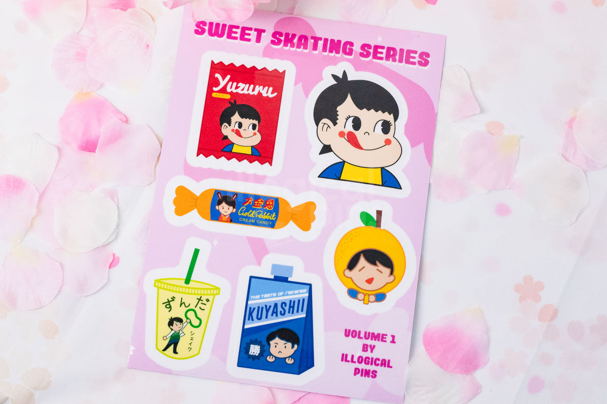 Sweet Skating Sticker Sheet (Volume 1)